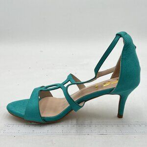 FSJ Women Strappy Ankle Strap Sandals Open Toe High Heel Caged Cutout Fashion La